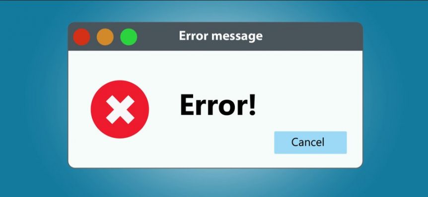 Error message